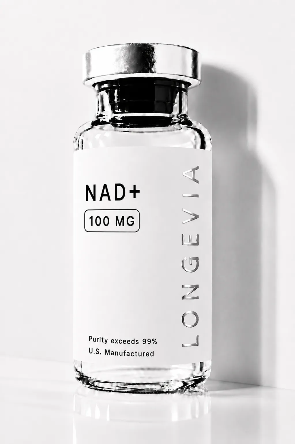NAD+ research peptide vial